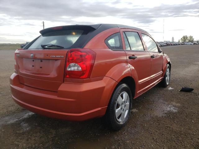 1B3HB28A89D136681 - 2009 DODGE CALIBER SE ORANGE photo 4