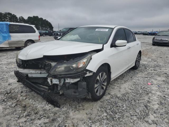 1HGCR2F31DA152841 - 2013 HONDA ACCORD LX WHITE photo 2