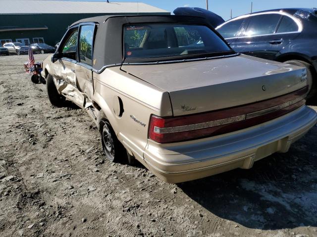 1G4AG55M1S6433766 - 1995 BUICK CENTURY SP GOLD photo 3