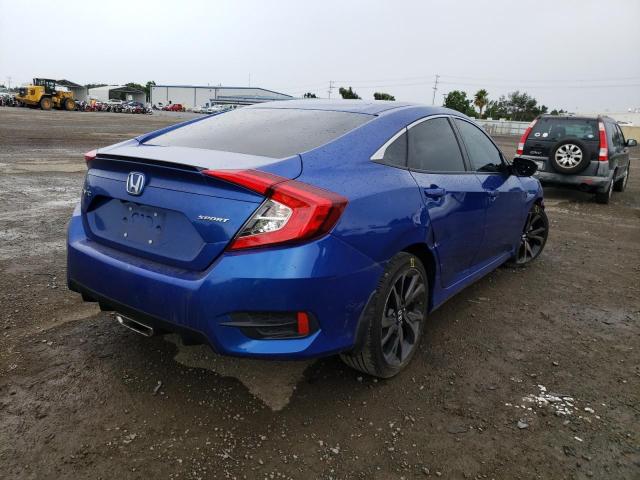 2HGFC2F86MH541678 - 2021 HONDA CIVIC SPOR BLUE photo 4
