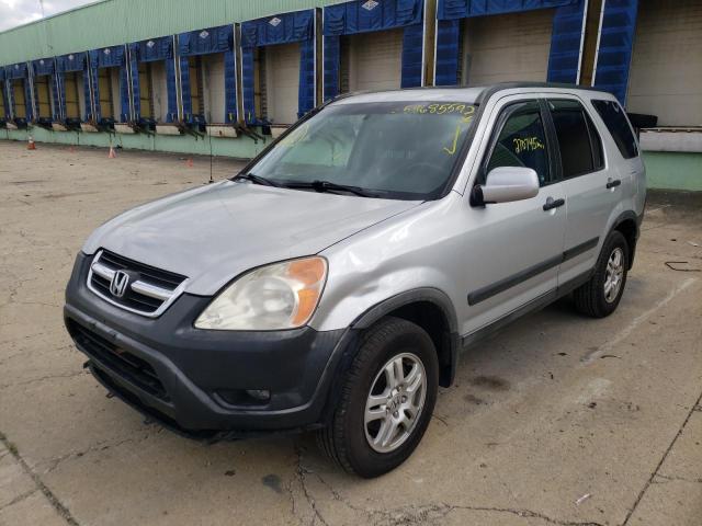 JHLRD788X4C040317 - 2004 HONDA CR-V SILVER photo 2