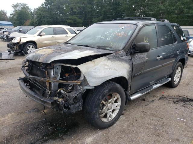 2HNYD18875H520328 - 2005 ACURA MDX TOURIN GRAY photo 2