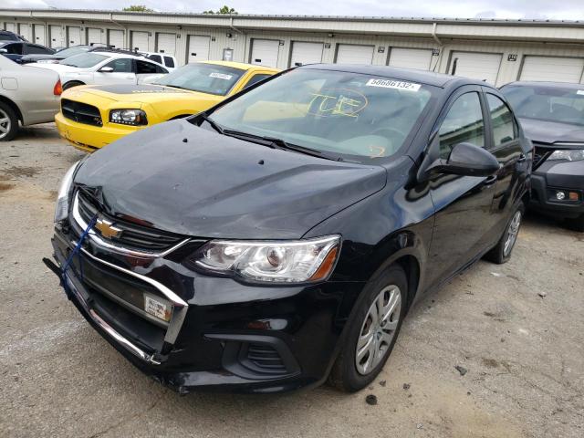 1G1JB5SH6H4176112 - 2017 CHEVROLET SONIC LS BLACK photo 2