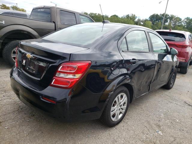 1G1JB5SH6H4176112 - 2017 CHEVROLET SONIC LS BLACK photo 4