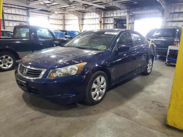 1HGCP26859A016706 - 2009 HONDA ACCORD EXL BLUE photo 2