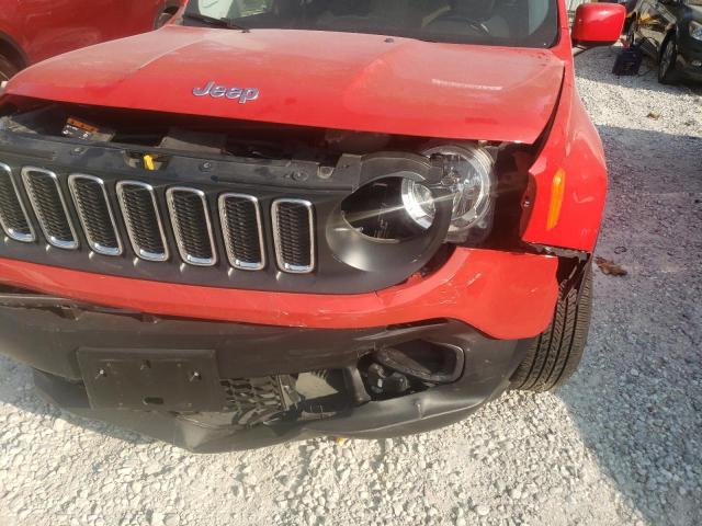 ZACCJABT0FPB51463 - 2015 JEEP RENEGADE L RED photo 9