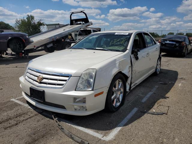 1G6DW677450204882 - 2005 CADILLAC STS WHITE photo 2