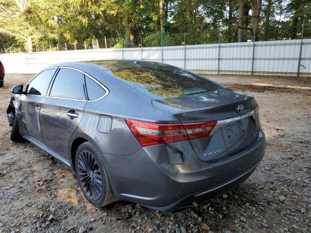 4T1BK1EB5GU219246 - 2016 TOYOTA AVALON XLE GRAY photo 3
