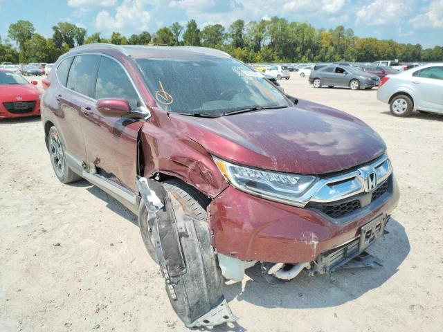 2HKRW1H9XHH511647 - 2017 HONDA CR-V TOURI BURGUNDY photo 1