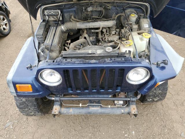 1J4FA39S92P742351 - 2002 JEEP WRANGLER BLUE photo 7