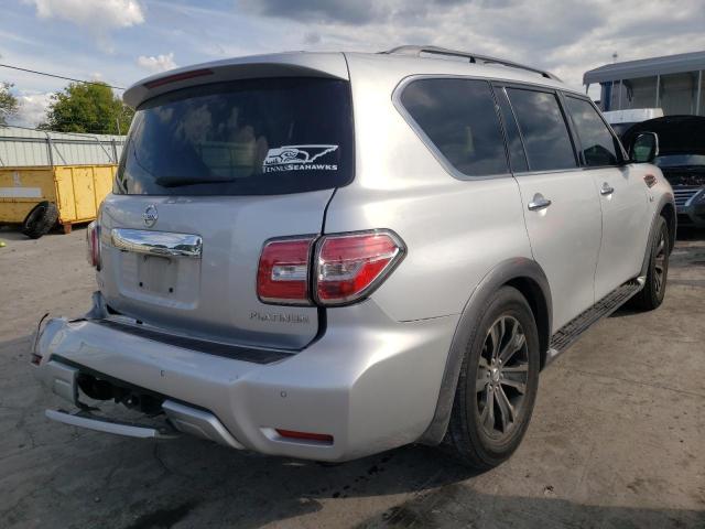 JN8AY2NF4H9300951 - 2017 NISSAN ARMADA PLA SILVER photo 4