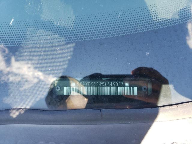 2G2WP552481145057 - 2008 PONTIAC GRAND PRIX Сұр фото 10