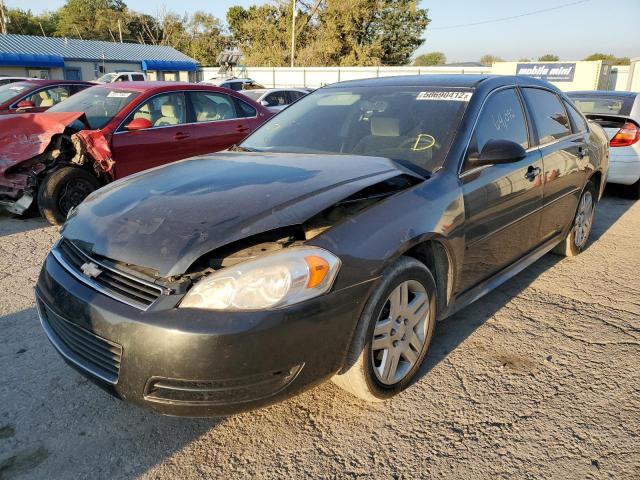 2G1WB5E34G1171412 - 2016 CHEVROLET IMPALA LIM CHARCOAL photo 2