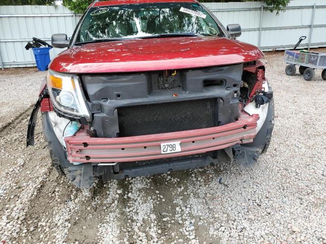 1FM5K7B87EGA15858 - 2014 FORD EXPLORER RED photo 9