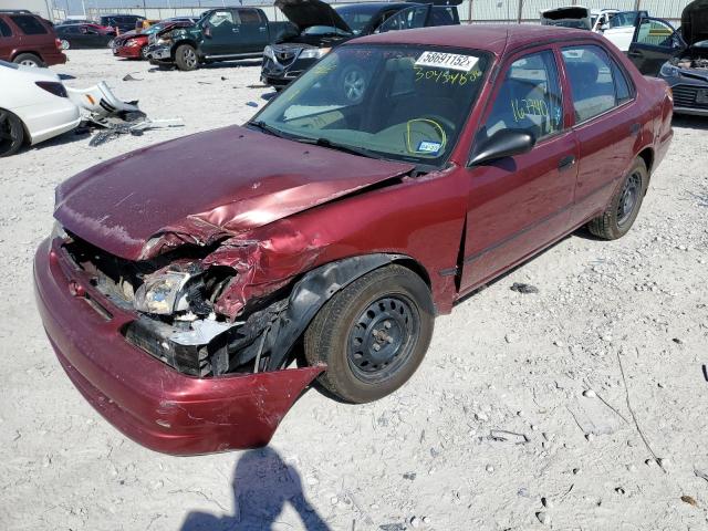 1NXBR12E3YZ304548 - 2000 TOYOTA COROLLA VE RED photo 9