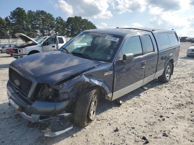 1FTPX14585NA94693 - 2005 FORD F150 BLUE photo 2