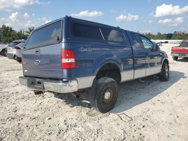 1FTPX14585NA94693 - 2005 FORD F150 BLUE photo 4