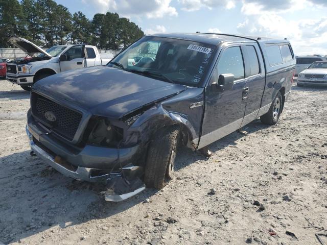 1FTPX14585NA94693 - 2005 FORD F150 BLUE photo 9