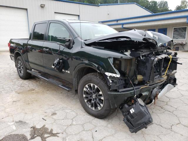 1N6AA1E58KN503290 - 2019 NISSAN TITAN SV GREEN photo 1