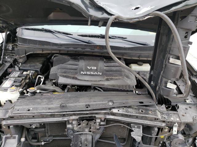 1N6AA1E58KN503290 - 2019 NISSAN TITAN SV GREEN photo 7