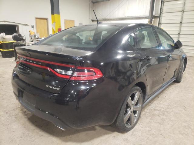 1C3CDFEB2GD539029 - 2016 DODGE DART GT BLACK photo 4