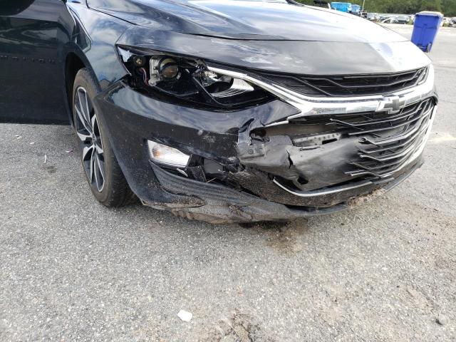 1G1ZG5ST2LF127950 - 2020 CHEVROLET MALIBU RS Սև լուսանկար 9