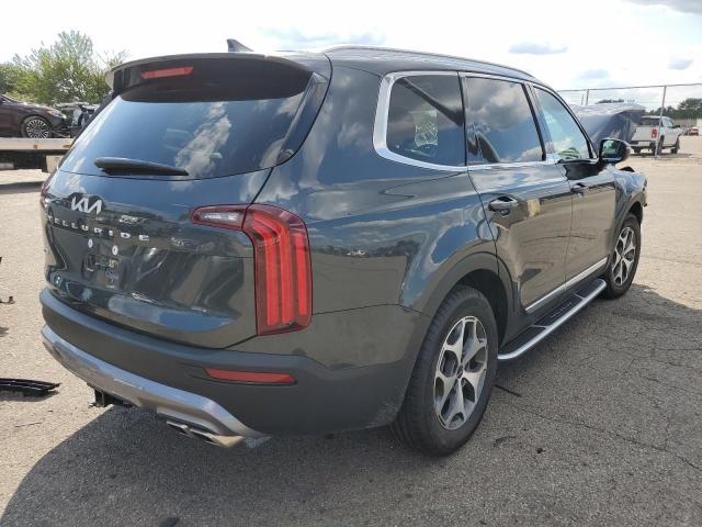 5XYP3DHC1NG306928 - 2022 KIA TELLURIDE GRAY photo 4