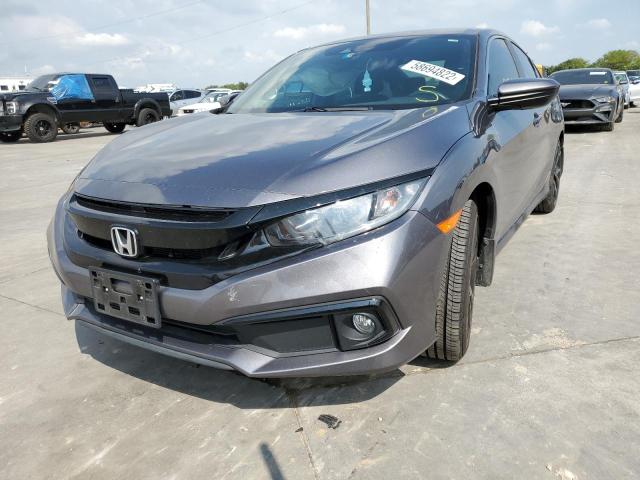 19XFC2F84KE025102 - 2019 HONDA CIVIC SPOR GRAY photo 2