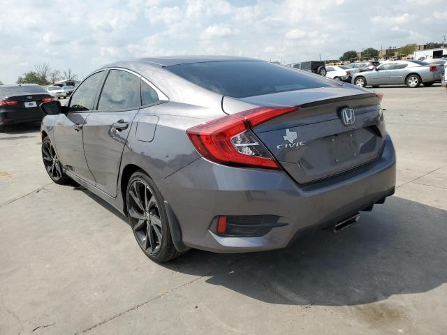 19XFC2F84KE025102 - 2019 HONDA CIVIC SPOR GRAY photo 3