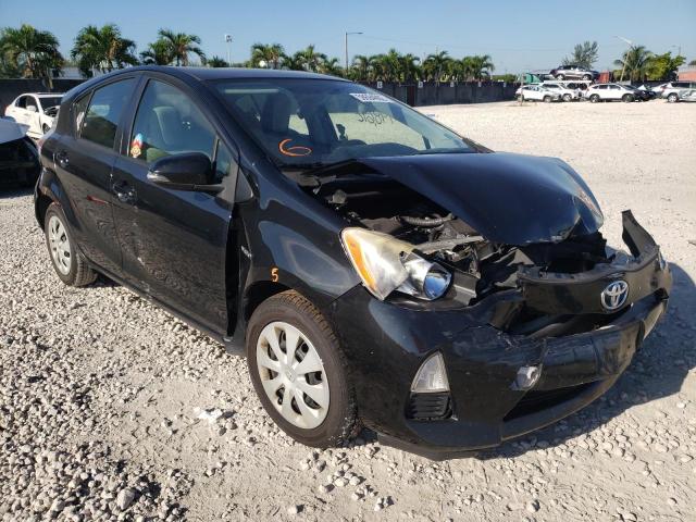 JTDKDTB32C1515568 - 2012 TOYOTA PRIUS C BLACK photo 1