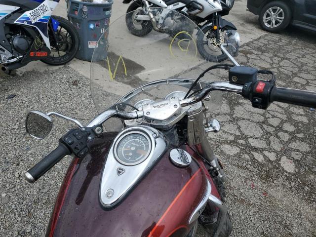 SMTB05WF5EJ656070 - 2014 TRIUMPH MOTORCYCLE THRUXTON 1 BURGUNDY photo 9