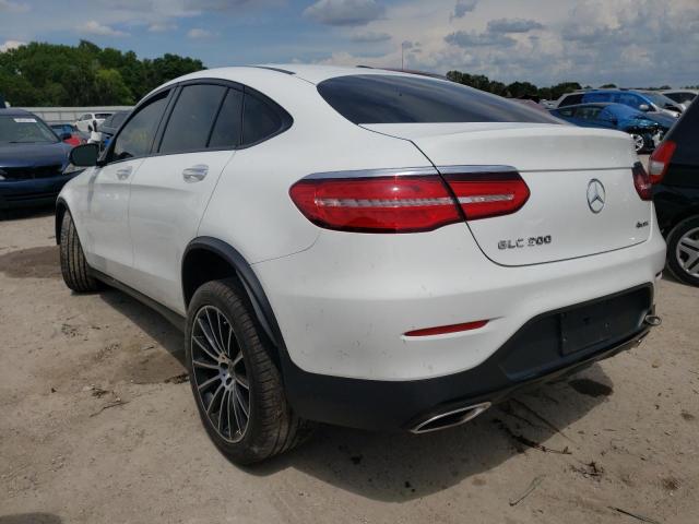 WDC0J4KB0KF496835 - 2019 MERCEDES-BENZ GLC COUPE WHITE photo 3