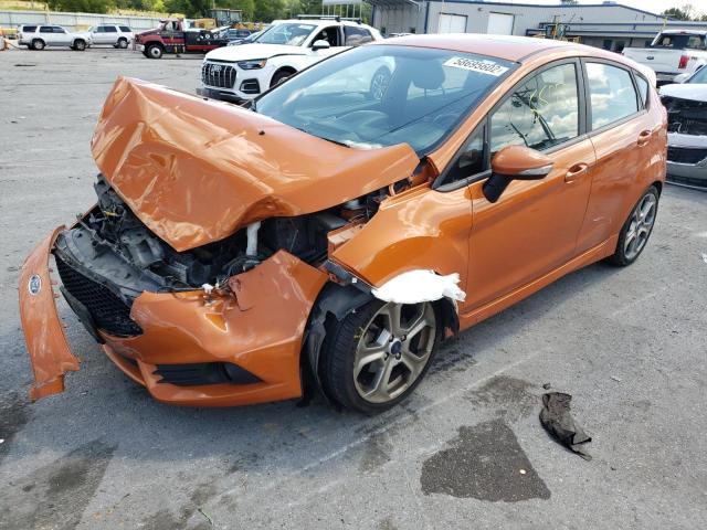 3FADP4GX3HM158452 - 2017 FORD FIESTA ST ORANGE photo 2