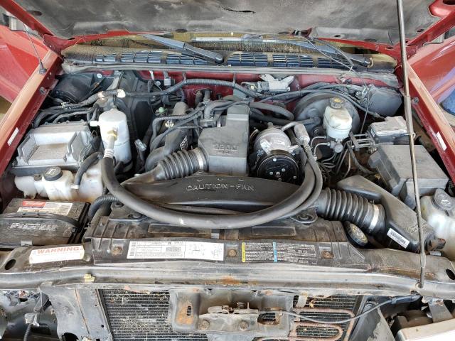 1GCCS145528221827 - 2002 CHEVROLET S TRUCK S1 BURGUNDY photo 7