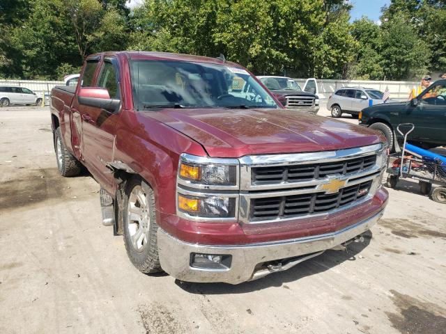 1GCVKREC7FZ217315 - 2015 CHEVROLET SILVERADO RED photo 1