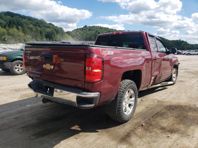 1GCVKREC7FZ217315 - 2015 CHEVROLET SILVERADO RED photo 4