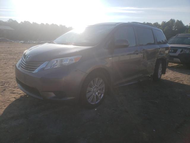 5TDJZ3DCXHS187238 - 2017 TOYOTA SIENNA LE GRAY photo 2