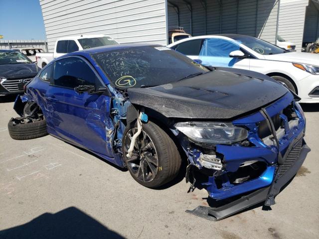 2HGFC4B81KH302585 - 2019 HONDA CIVIC SPOR BLUE photo 1