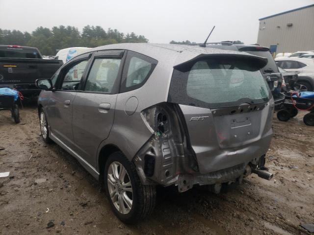 JHMGE88459S032335 - 2009 HONDA FIT SPORT GRAY photo 3