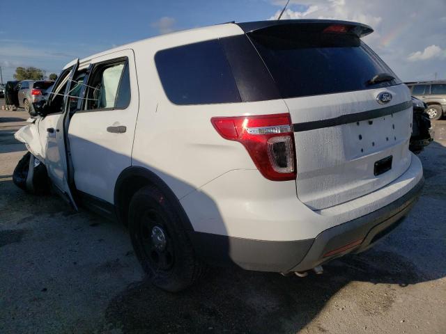 1FM5K8AR1EGB27281 - 2014 FORD EXPLORER P WHITE photo 3