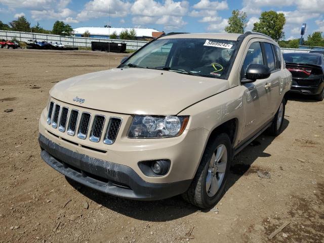 1C4NJDBB8HD133439 - 2017 JEEP COMPASS TAN photo 2