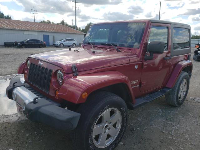 1C4AJWBG6CL264664 - 2012 JEEP WRANGLER S BURGUNDY photo 2