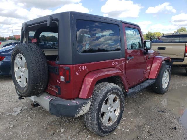 1C4AJWBG6CL264664 - 2012 JEEP WRANGLER S BURGUNDY photo 4