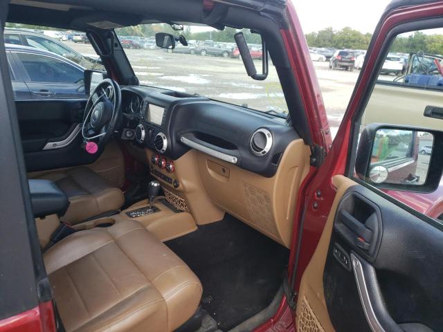 1C4AJWBG6CL264664 - 2012 JEEP WRANGLER S BURGUNDY photo 5