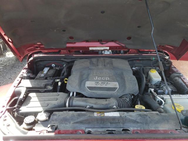 1C4AJWBG6CL264664 - 2012 JEEP WRANGLER S BURGUNDY photo 7