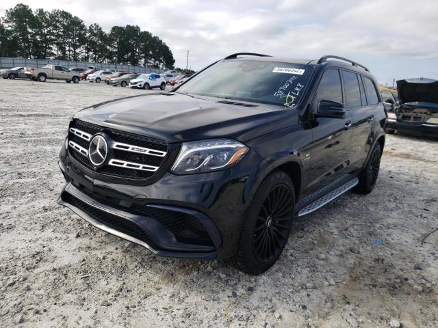 4JGDF7FE4KB224306 - 2019 MERCEDES-BENZ GLS 63 AMG BLACK photo 2