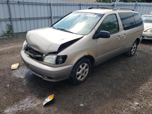 4T3ZF13C13U538899 - 2003 TOYOTA SIENNA LE BEIGE photo 2