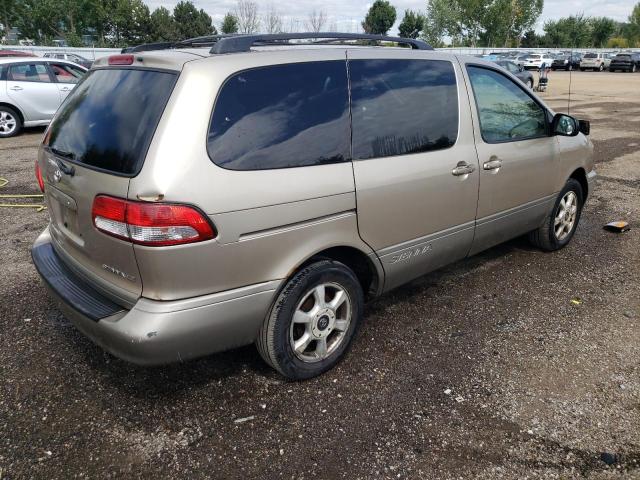 4T3ZF13C13U538899 - 2003 TOYOTA SIENNA LE BEIGE photo 4