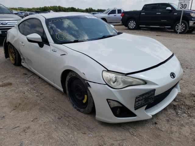 JF1ZNAA18D1724434 - 2013 TOYOTA SCION FR-S WHITE photo 1