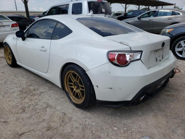 JF1ZNAA18D1724434 - 2013 TOYOTA SCION FR-S WHITE photo 3
